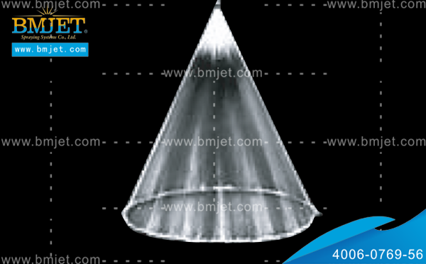 旋空心錐形噴嘴60°噴霧效果圖