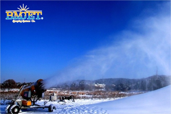 實心錐形造雪噴嘴造雪效果