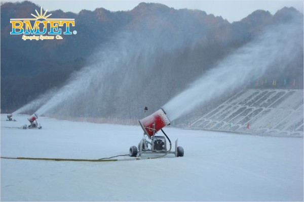 實心錐形造雪噴嘴應用大全效果